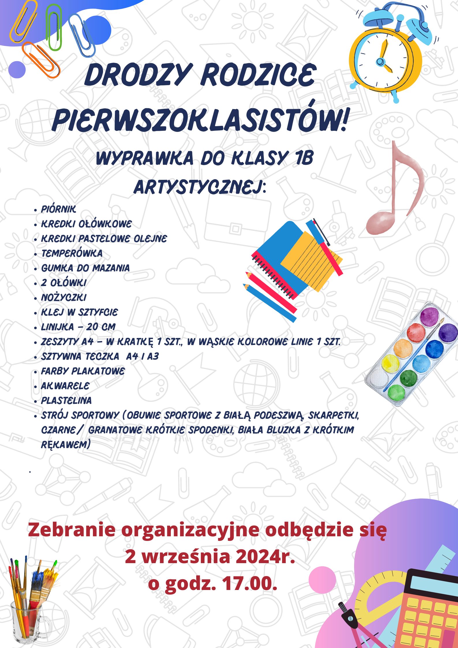 Szkoła Podstawowa nr 90 - wyprawka